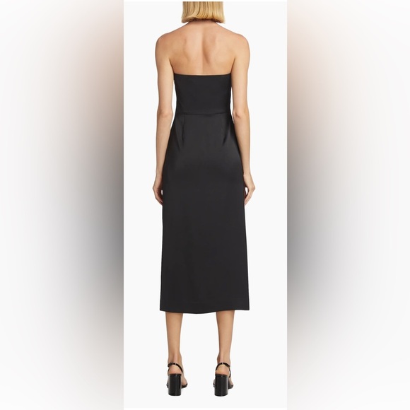 NWT Derek Lam 10 Crosby Harriet Strapless Midi Black Dress , size 4 - Picture 4 of 15